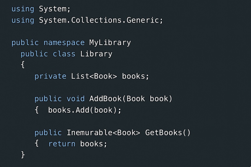 C# Bibliotheek Library Package